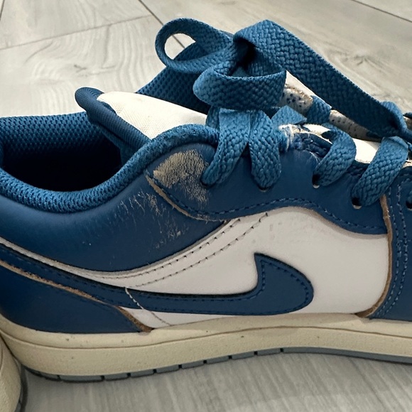 Men’s Jordan 1 Low SE 'Industrial Blue Size 7.5 - Picture 5 of 9